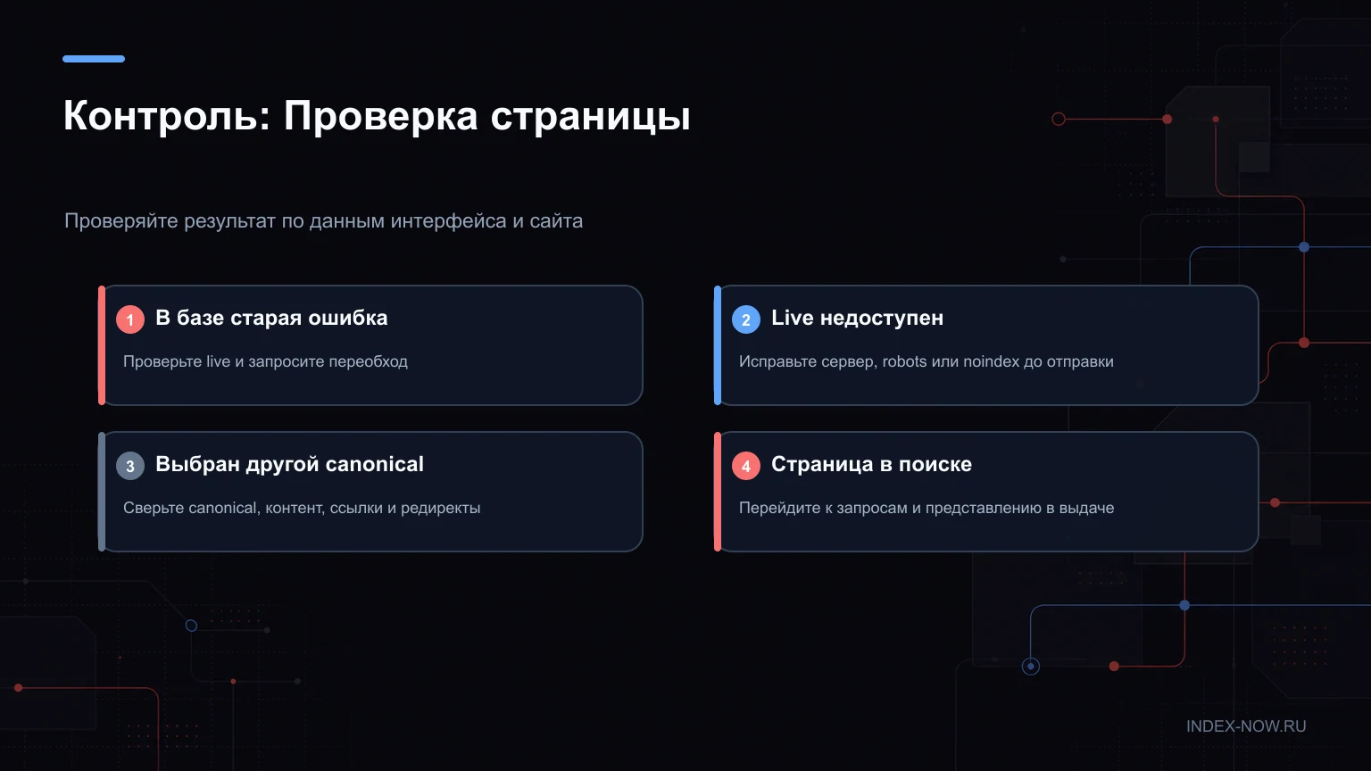 Контроль: Проверка страницы