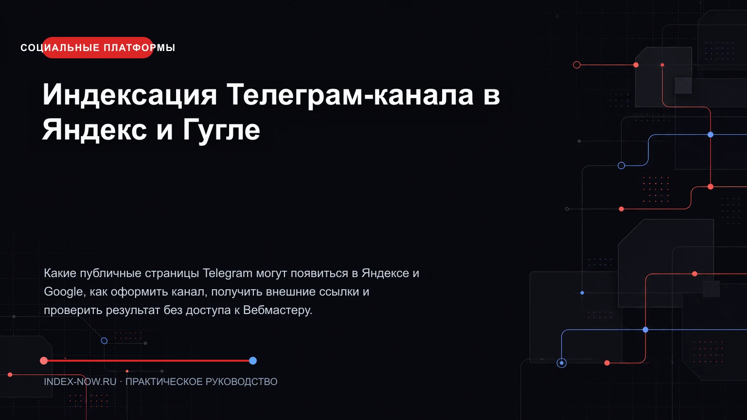 Индексация Телеграм-канала в Яндекс и Гугле