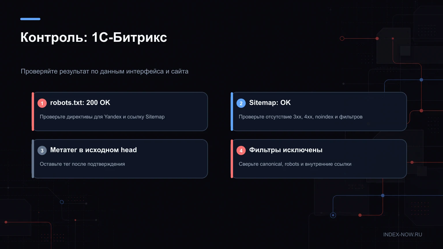 Контроль: 1С-Битрикс