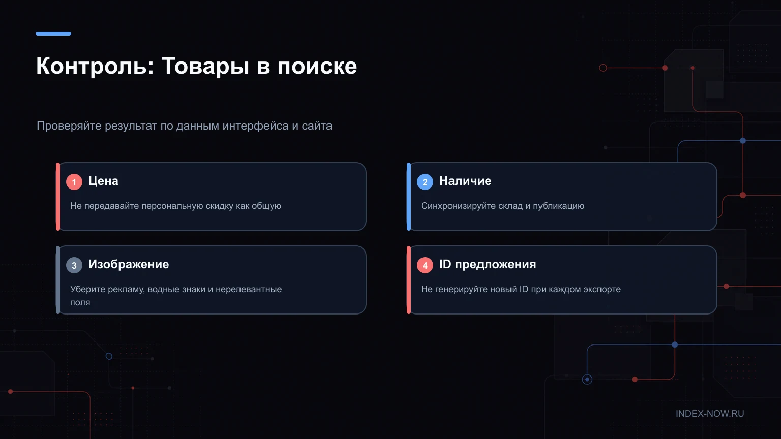 Контроль: Товары в поиске
