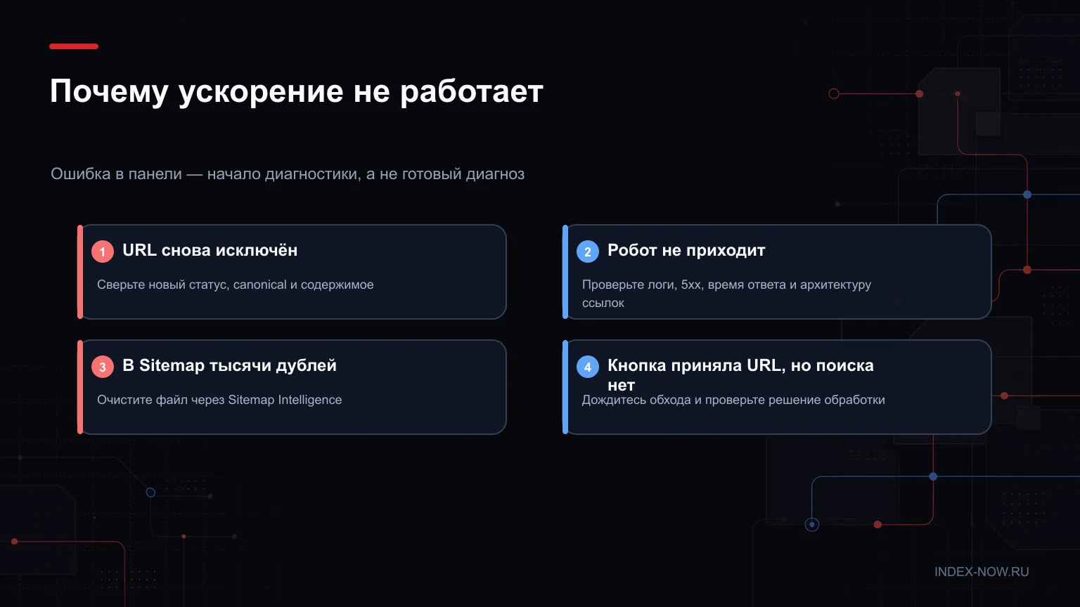 Почему ускорение не работает